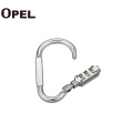 Zinc Alloy Material Outdoor Combination Bag Luggage Security Lock Carabiner Padlock